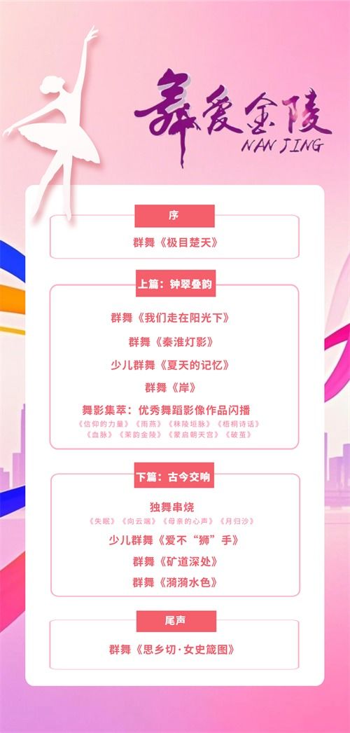 50張惠民票 近距離觀賞 荷花獎(jiǎng) 獲獎(jiǎng)作品 舞愛金陵 第二屆城市原創(chuàng)舞蹈作品展演來啦